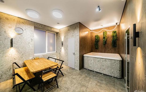 Сауна Авиатор с хамамом и джакузи